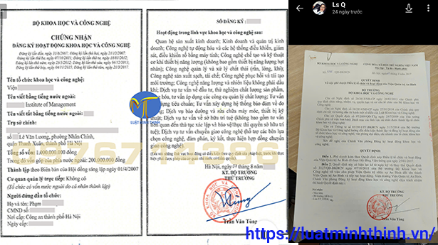 Tổ chức khoa học và công nghệ có vốn nước ngoài