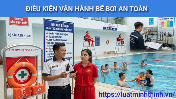 Điều kiện vận hành bể bơi an toàn theo quy định pháp luật