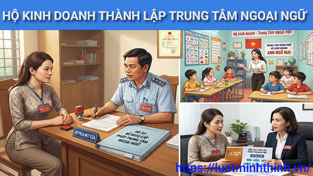Hộ kinh doanh có xin được giấy phép thành lập trung tâm ngoại ngữ?