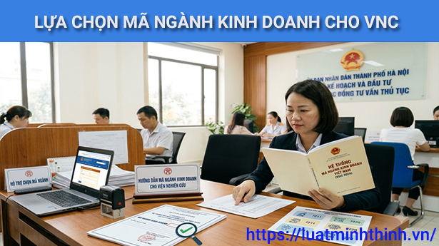 Cách lựa chọn mã ngành kinh doanh cho viện nghiên cứu theo quy định mới